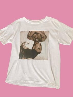 ariana grande “thank u next” white graphic t-shirt